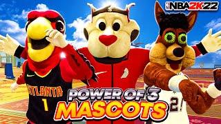 the POWER of MASCOTS on NBA 2K22.. HOW TO UNLOCK MASCOTS AT ANY LEVEL ON BOTH GENS!