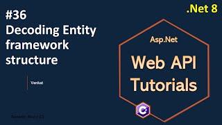 Part 36 Understanding Entity framework structure  .Net 8, 7, 6 || Web API Tutorials @NehanthWorld