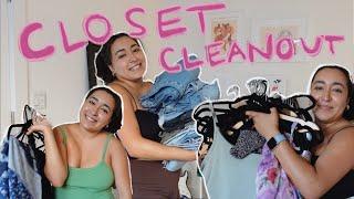 CLOSET CLEANOUT 2022 | trying on my clothes, selling on depop!