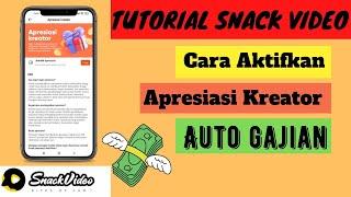 Cara mengaktifkan Fitur Apresiasi Creator - Auto Gajihan Tiap Bulan