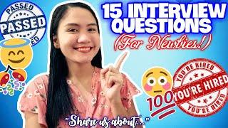 15 CALL CENTER INTERVIEW QUESTIONS FOR NEWBIES 2024 | NAYUMI CEE 