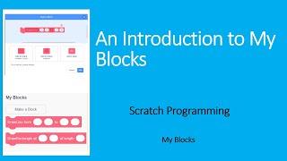 Introduction to MyBlocks for drawing different shapes