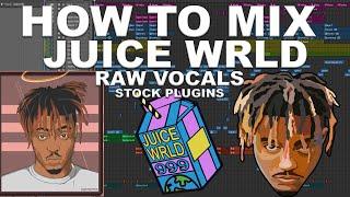 How to mix Juice Wrld raw vocals using stock plugins (Logic Pro x)