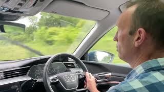 Summer Motorway Range Test Audi etron 55