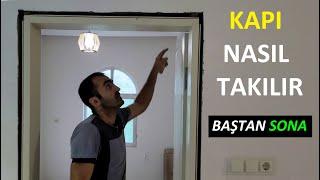 Kapı nasıl takılır montaj | Kapı montajı nasıl yapılır? Amerikan Oda Kapısı | Onur Usta