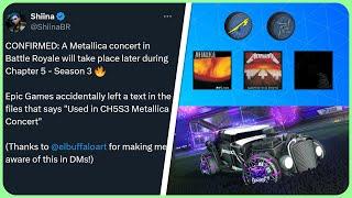 Fortnite's Getting a Metallica CONCERT + More!