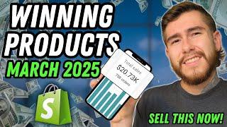 Top 5 Winning Products To Sell NOW (March 2025) | Shopify Dropshipping Trends