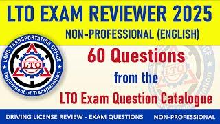 LTO Exam Reviewer 2025 (English) - 60 Random Questions