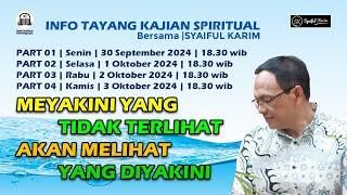 INFO TAYANG KAJIAN RABU  | 18 SEPTEMBER 2024 | BSI | SYAIFUL KARIM