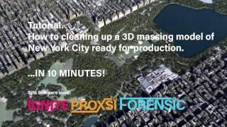 How-To.  Cleaning up a 3ds Max model of NYC in 10 minutes