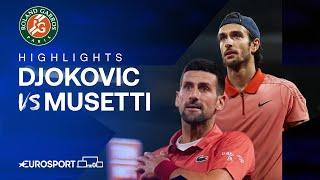 Novak Djokovic vs Lorenzo Musetti | Round 3 | Extended French Open 2024 Highlights 