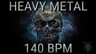 Heavy Metal Style Drum Track - 140 BPM (FREE WAV & MIDI)
