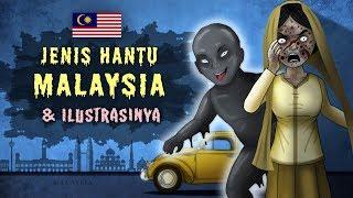 Jenis Hantu Malaysia & Ilustrasinya, Orang Minyak, Pontianak | Kartun Hantu & Cerita Misteri Horor