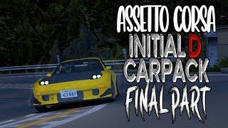 Keisuke's Final Stage Amemiya RX-7 in AssettoCorsa (InitialD Carpack Part 8)