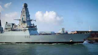 HMS Dauntless returns from Caribbean deployment