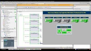 Part2: How do you use screen windows and TagPrefix with WinCC RT Professional (TIA Portal V14 SP1)?