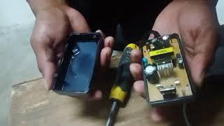 how to repair power supply CCTV  DVR for simple way. paano mg ayus ng power supply ng CCTV DVR.