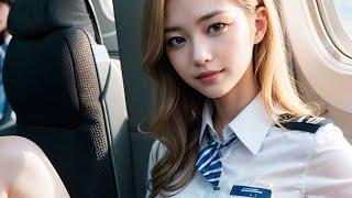 [4K AI lookbook] 어느 항공사 승무원 일까요? l Which airline flight attendant would you be? l どの航空会社の乗組員ですか？