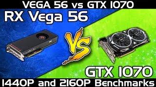 RX Vega 56 vs GTX 1070 || Comparison