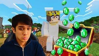 Minecraft lekn 1 Soatda 100,000 Mingta izumrud topishim kerak||Challange