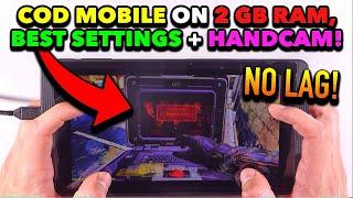 How to Play COD Mobile on 2GB RAM Android with NO LAG! [Best Settings + Handcam Gameplay] | Lag Fix