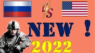 НОВОЕ !!! Россия VS США  Армия 2022  Сравнение военной мощи