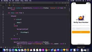 Firebase Authentication Using SwiftUI - Firebase Phone Auth Using SwiftUI - Login Page Using SwiftUI