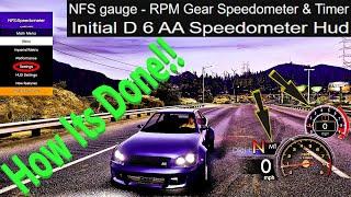 How To Install The Initial Hud RPM Gauge And The Need For Speed Speedometer Gauge! | #GTAVMods