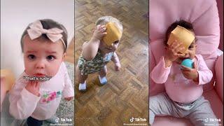 Throw a piece of cheese on baby’s face to see their reaction | TikTok