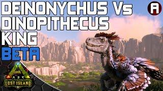 Deinonychus vs. Dinopithecus King (Beta)