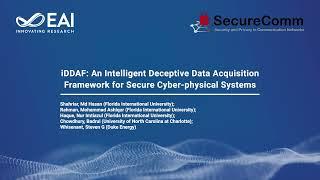 iDDAF: An Intelligent Deceptive Data Acquisition Framework for Secure Cyber-physical Systems