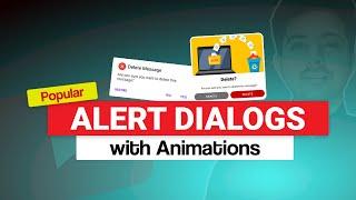 Android Custom Dialog with Animation in Urdu/Hindi | Mian Speaks