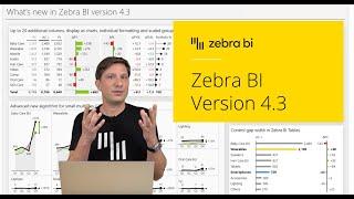 [UPDATE]  Zebra BI visuals for Power BI - version 4.3! Two MAJOR new features & much more