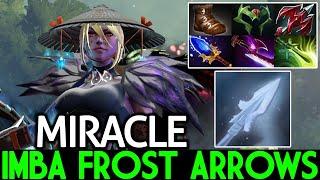 MIRACLE [Drow Ranger] Imba Frost Arrows Damage with Scepter Build Dota 2