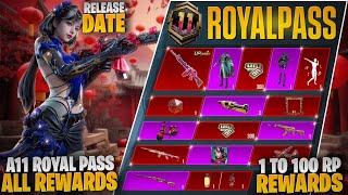 A11 Royal Pass All Rewards Is Here | 2x A11 Royal Pass Giveaway | Pre Order Perk Is Here| Pubgm\Bgmi