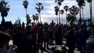 Greensector dance for peace 3-27-11 venice beach