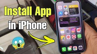 How to install apps in iPhone from app store full process | devashish youtuber