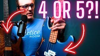 4 String or 5 String Bass | Which Should You PRACTICE With?