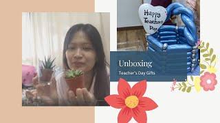 Unboxing Teacher's Day 2020 gifts | Teacher Sherilyn