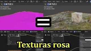 Problema con las texturas rosas| Blender 3.0