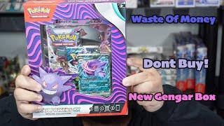 Opening the new Pokemon Gengar Dark Powers EX Box So You Don't Have to | Money Wasted :)