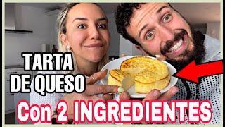 TARTA DE QUESO CON 2 INGREDIENTES ! RECETA FACIL Y RAPIDA