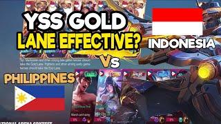 YSS GOLD LANE META? | Team Ph vs Team Indonesia | National Arena
