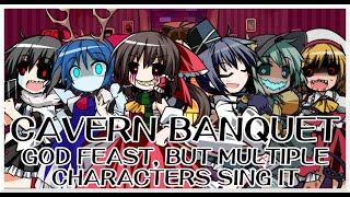 Cavern Banquet - God Feast [Touhou Mix] / but multiple characters sing it - FNF Covers