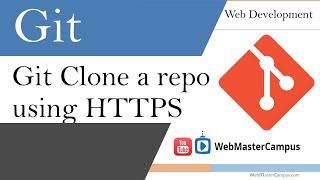 Git Clone a repository using HTTPS