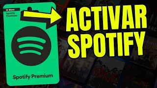 Cómo ACTIVAR CÓDIGO SPOTIFY PREMIUM | Cómo Activar Tarjeta Spotify Premium | GUÍA 2025