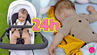 ¡¡24h!! Con mi Bebé Reborn de SILICONA Baby Carles  