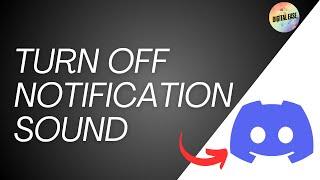 How to turn off Discord notification sound  Tutorial