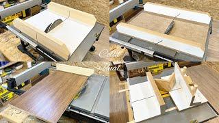 Very simple and useful table saw sleds / Yapımı çok kolay ve kullanışlı tezgah testere kızakları