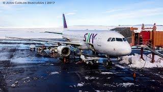 Volando lowcost con SKY! Vuelo Santiago - Balmaceda vía Puerto Montt (Airbus A320 CC-ABV)